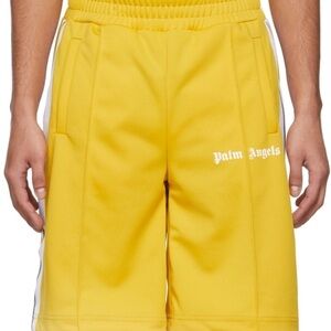 Palm Angels Yellow Men's Shorts